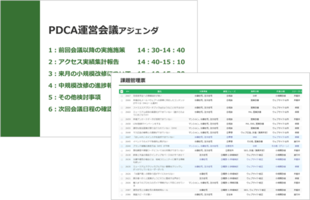 PDCAの定着、社内へのナレッジ蓄積