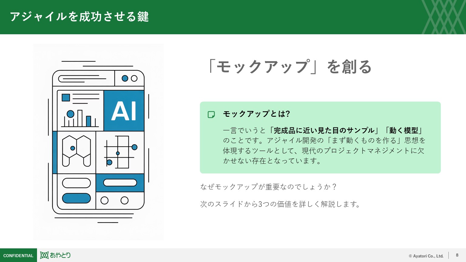 AIによるモックアップ生成