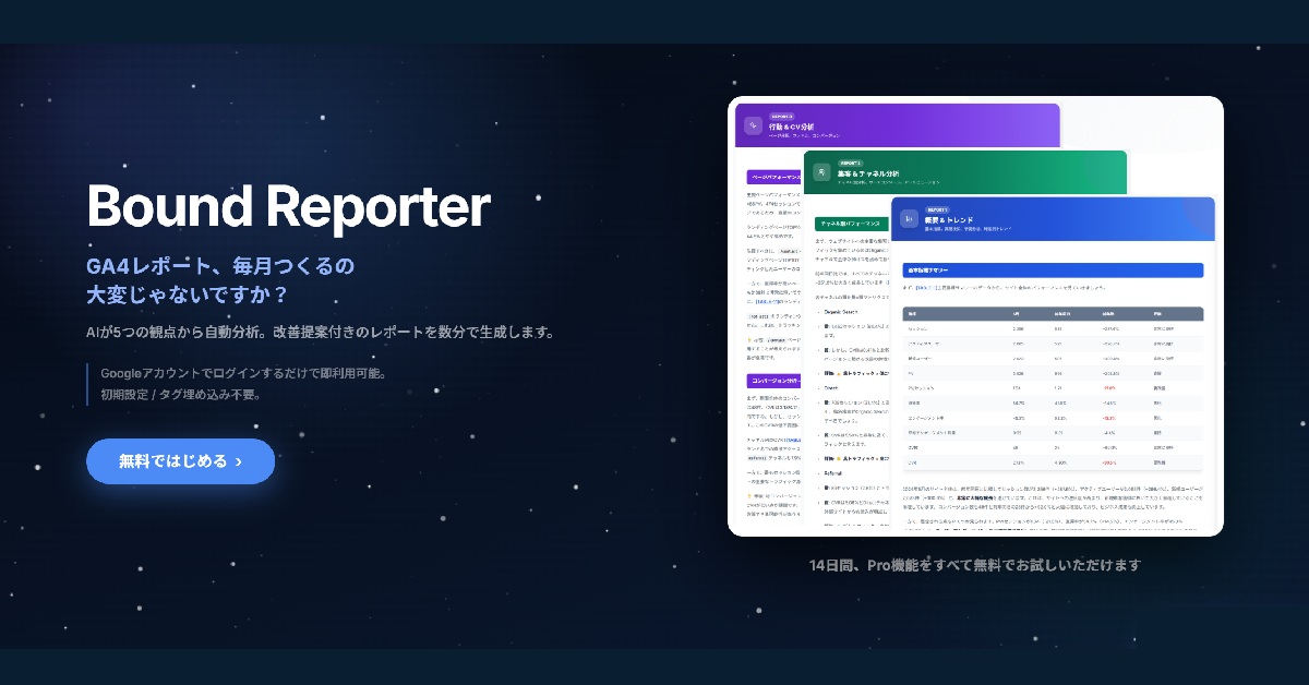 Bound Reporter